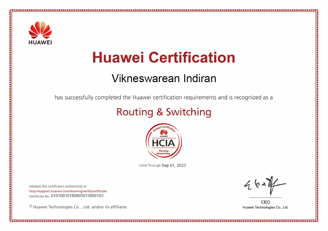 huawei rs